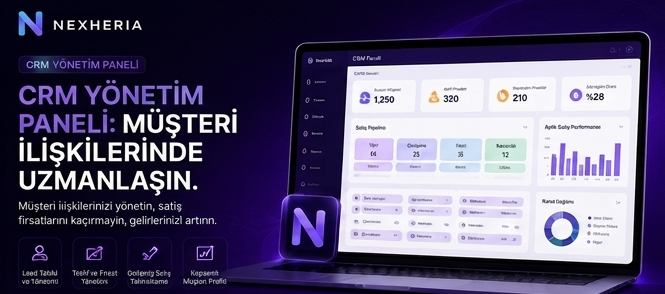Nexheria CRM Yönetim Paneli kapak görseli